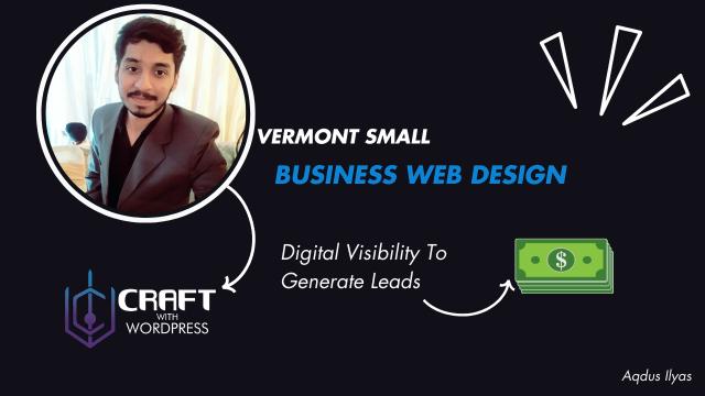 Central Figure: The pixelated face in the center likely represents anonymity or online identity. Left Side: The icon with “CRAFT WITH WORDPRESS” suggests using WordPress for website creation. Right Side: Icons for increased visibility (eye) and monetary gain (currency notes) imply that the service can enhance digital visibility and lead generation.